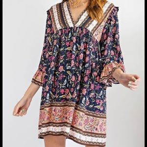 Easel Boho tunic/mini dress